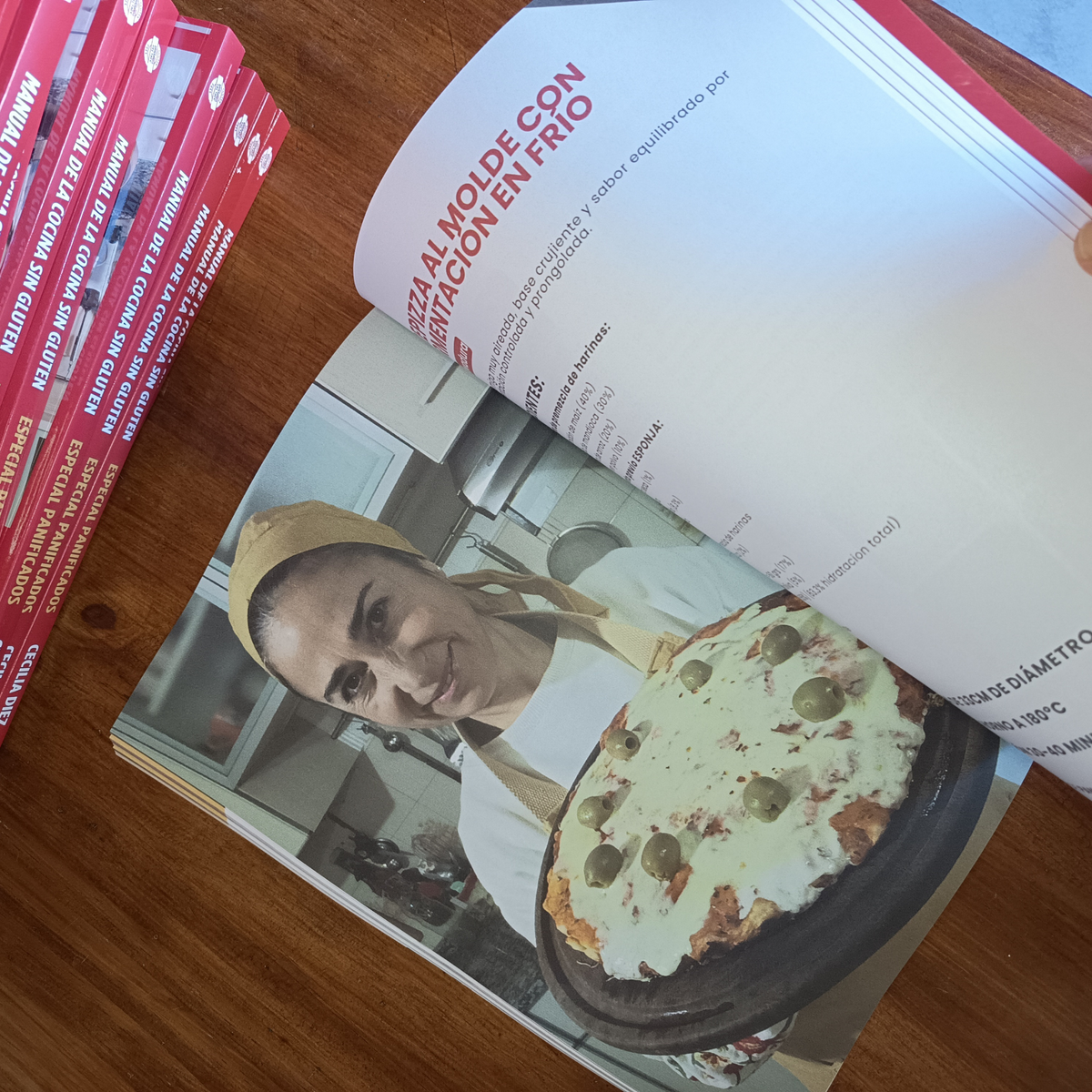 Libro Físico Manual Panificados Sin Gluten Sin Lactosa Sin Azúcar Añadida