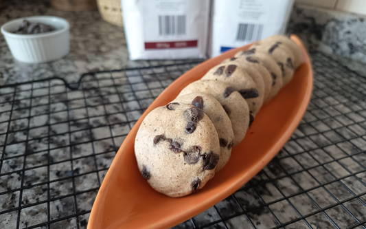 Cookies integrales sin gluten y sin azúcar