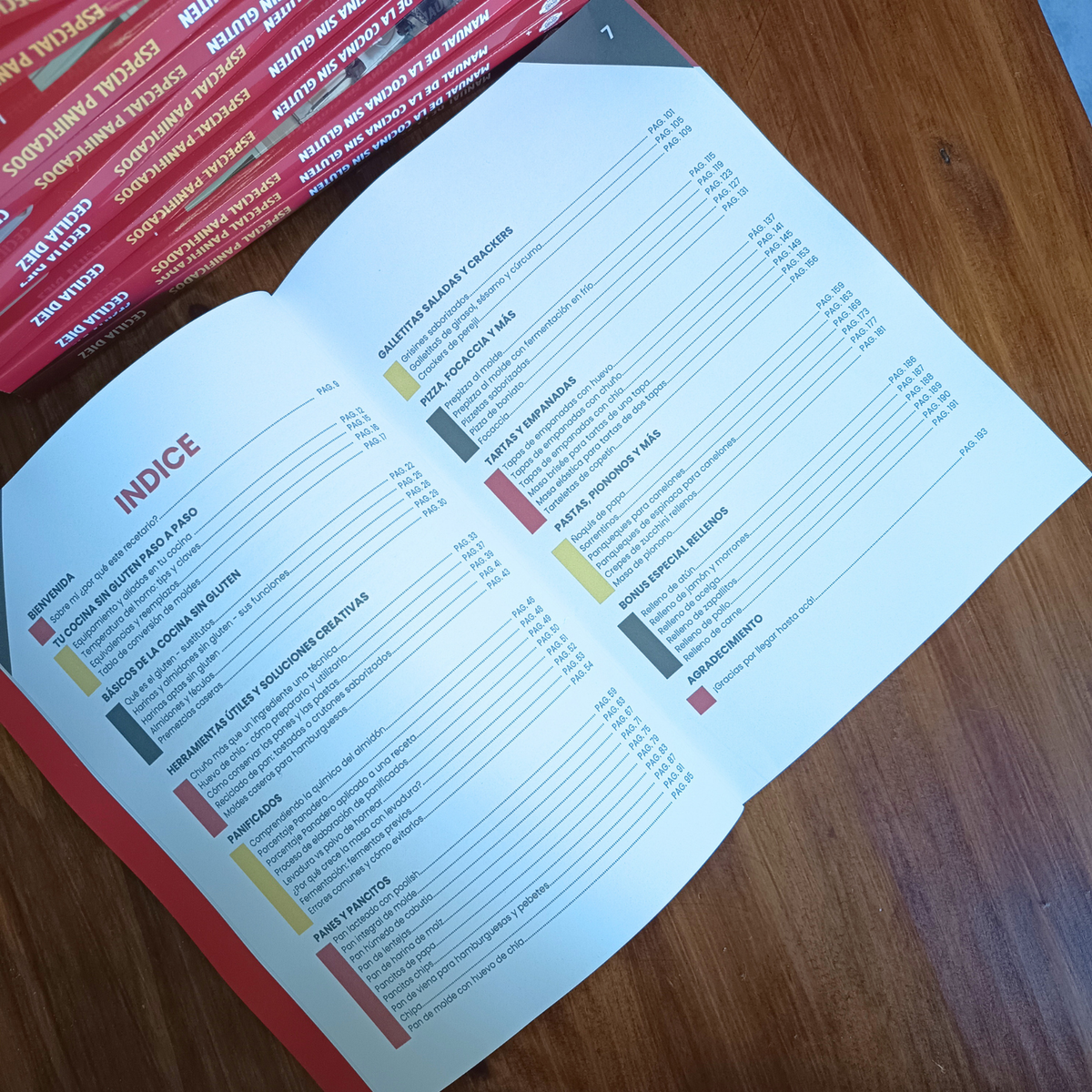 Libro Físico Manual Panificados Sin Gluten Sin Lactosa Sin Azúcar Añadida