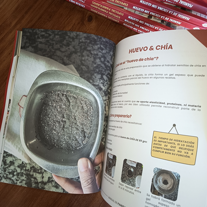 Libro Físico Manual Panificados Sin Gluten Sin Lactosa Sin Azúcar Añadida