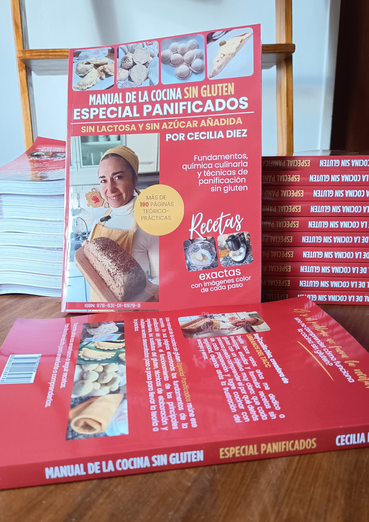 Libro Físico Manual Panificados Sin Gluten Sin Lactosa Sin Azúcar Añadida
